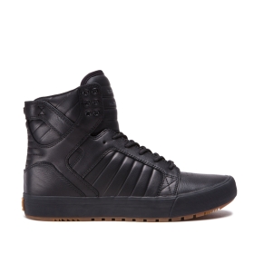 Mens Supra High Top Shoes SKYTOP CW Black/black/Gum | AU-61312